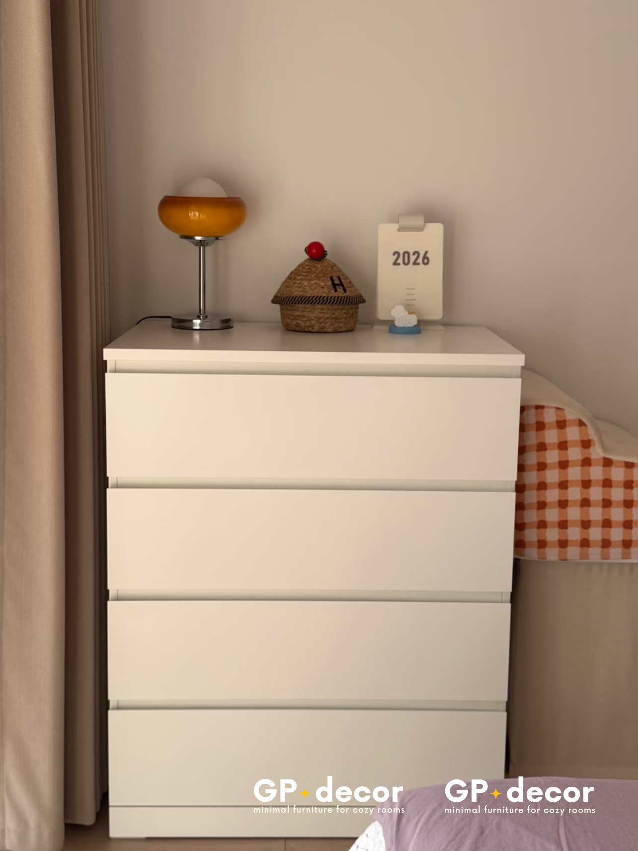 Tủ Ngăn Kéo, 4 Hộc Kéo GP Decor 2 Tủ Ngăn Kéo 4 Hộc Kéo Gp Decor (2)